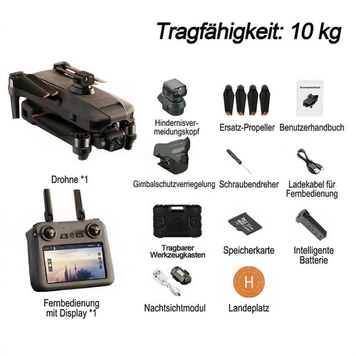 ZSHAVN T8 Max Wärmebilddrohne/Wärmebildgebung + Jagdeinsatz + Lastentransport + Nutzlastaufnahme + Präzisionslieferung + Vielseitige Einsatzgebiete